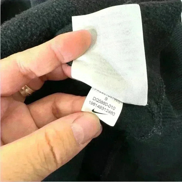 Nike Sportswear Phoenix Black Hoodie Single Swoosh Central Embroidered Women’s S - Picture 8 of 8